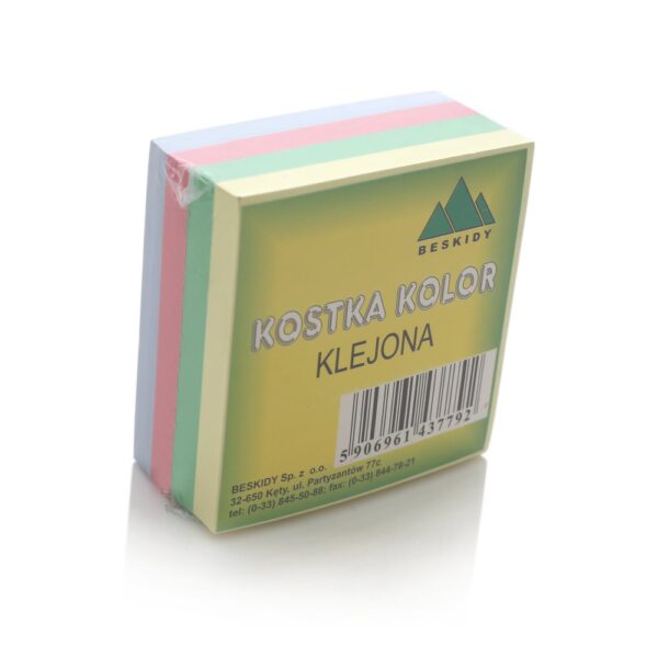 Kostka klejona, kolor, 83x83mm