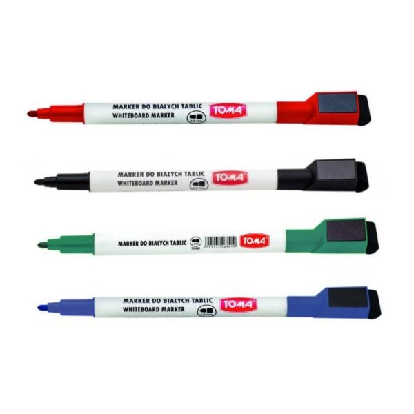 Marker suchościeralny z magnesem i gąbką