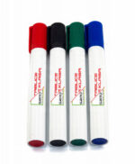 Zestaw startowy MAXI Markery suchościeralne 4 sztuki, Gąbka magnetyczna, magnesy, holder, notes, płyn do tablic - obrazek 2