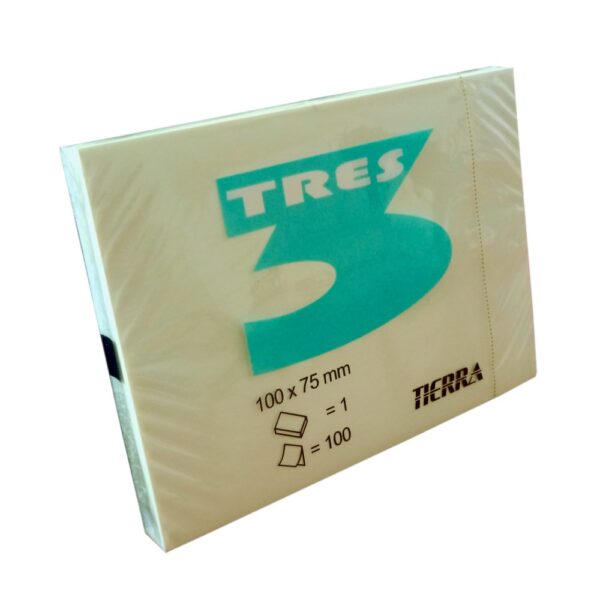 Notes samoprzylepny TRES 100x75 mm