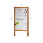 Potykacz reklamowy, suchościeralny, biały 100x50cm - obrazek 2