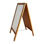 Potykacz reklamowy, suchościeralny, biały 100x50cm - obrazek 3