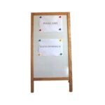 Potykacz reklamowy, suchościeralny, biały 100x50cm - obrazek 4