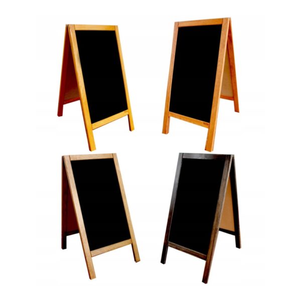 Potykacz reklamowy, magnetyczny, czarny 80x40cm