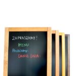 Potykacz reklamowy, magnetyczny, czarny 80x40cm - obrazek 5