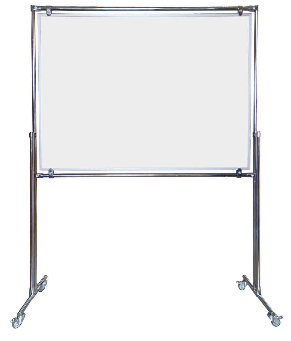 stelaz2 Tablica magnetyczno-suchościeralna dwustronna w stelażu 140x100x190cm - obrazek 1