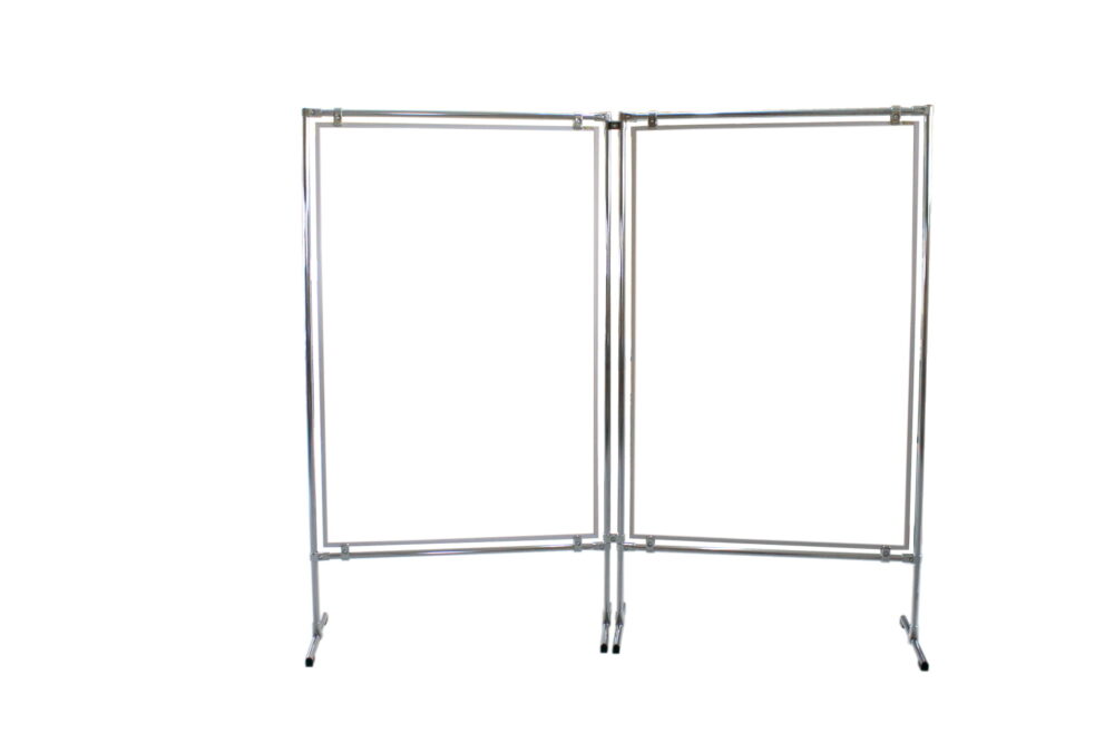 stelazbialdwu Tablica magnetyczno-suchościeralna dwustronna w stelażu 140x100x190cm - obrazek 8