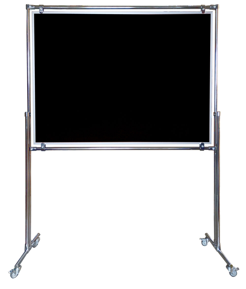 Tablica tekstylna dwustronna w stelażu 100x80x190cm - obrazek 9