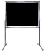 Tablica tekstylna dwustronna w stelażu 100x80x190cm - obrazek 9