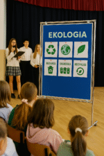 Tablica tekstylna dwustronna w stelażu 100x80x190cm - obrazek 7