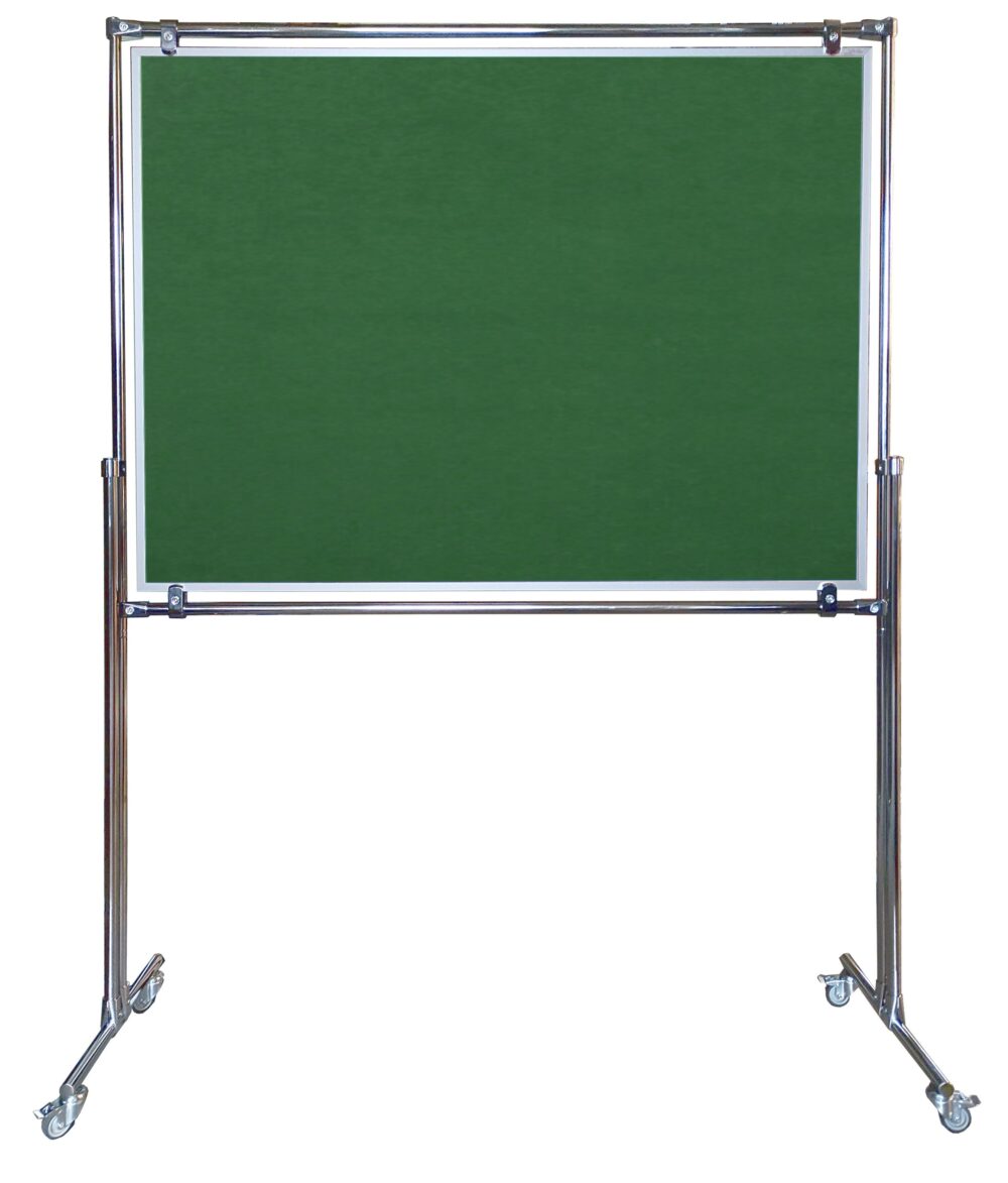 Tablica tekstylna dwustronna w stelażu 220x120x190cm - obrazek 1