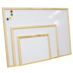 Tablica magnetyczno-suchościeralna w ramie drewnianej 220x100cm - obrazek 6