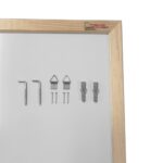 Tablica magnetyczno-suchościeralna w ramie drewnianej 70x50cm - obrazek 5