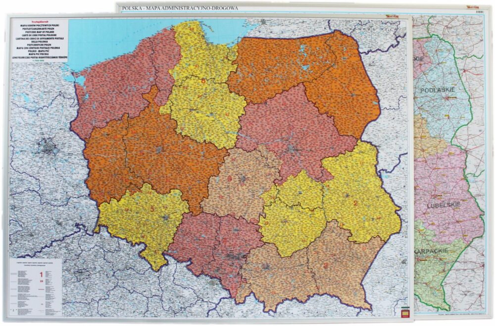 tablica-mapa Tablica suchościeralna-magnetyczna z dowolną grafiką 140x100 cm ramaALU - obrazek 4