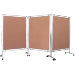 Tablica korkowa dwustronna w stelażu 140x100x190cm - obrazek 8