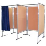 Tablica korkowa dwustronna w stelażu 180x120x190cm - obrazek 9