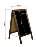 Potykacz reklamowy kredowy 100x50cm - obrazek 2