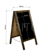 Potykacz reklamowy kredowy 120x60cm - obrazek 2