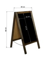 Potykacz reklamowy kredowy 80x40cm - obrazek 2