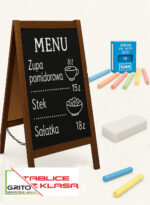 Potykacz reklamowy kredowy 80x40cm