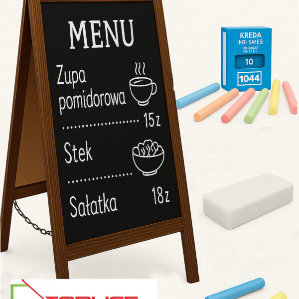 Potykacz reklamowy kredowy 100x50cm