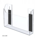 Kuweta tablicowa, plexi magnetyczna kieszeń wisząca A4 POZIOM