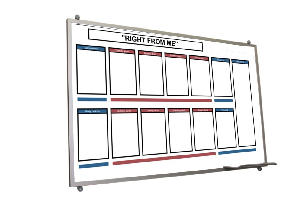 TI-2 Tablica suchościeralna-magnetyczna z dowolną grafiką 140x100 cm ramaALU - obrazek 2