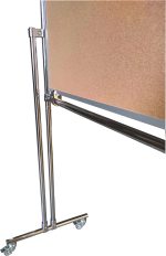 Tablica korkowa dwustronna w stelażu 180x100x190cm - obrazek 7