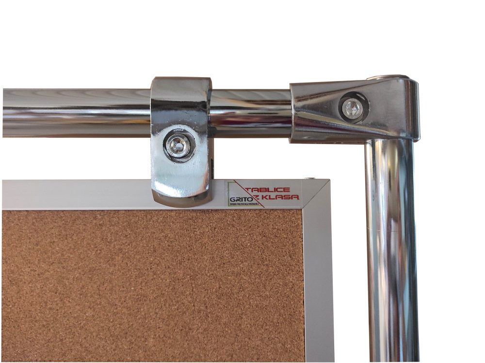 Tablica korkowa dwustronna w stelażu 180x100x190cm - obrazek 2