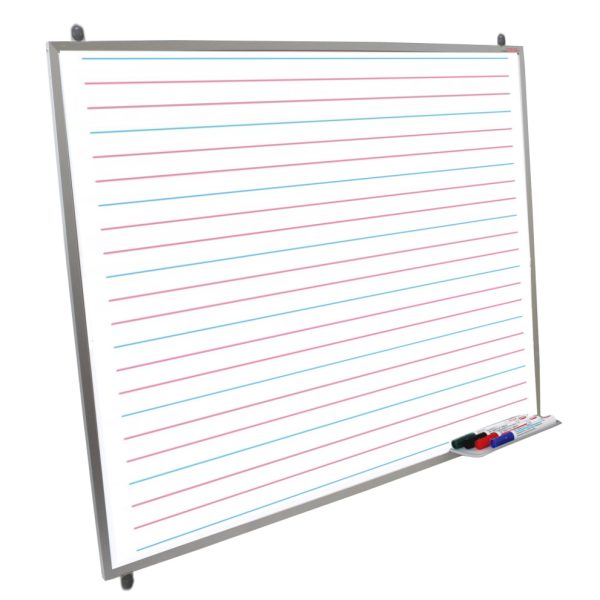 Tablica suchościeralna-magnetyczna z liniaturą 90x60 cm linia