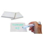 Etykieta magnetyczna - suchościeralna 12x9 cm 5 szt - obrazek 2