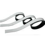 Etykieta magnetyczna - suchościeralna, paski magnetyczne biały 85x1,7 cm