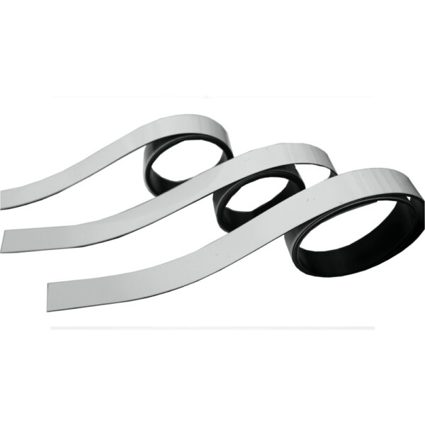 Etykieta magnetyczna - suchościeralna, paski magnetyczne biały 85x1,7 cm