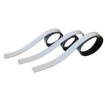 Etykieta magnetyczna - suchościeralna, paski magnetyczne biały 85x1,7 cm - obrazek 2