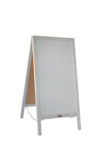 Potykacz reklamowy kredowy biały 100x50cm - obrazek 5