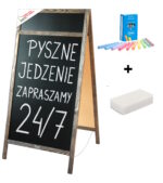 Potykacz reklamowy kredowy 140x70cm