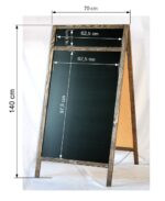 Potykacz reklamowy kredowy 140x70cm - obrazek 2