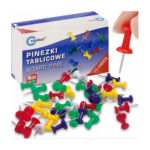 Pinezki tablicowe, 50 sztuk