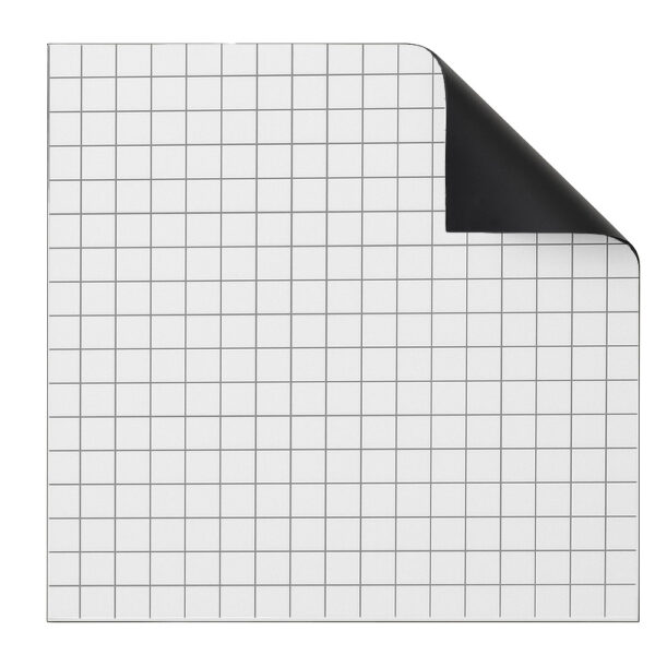 Mata suchościeralna-magnetyczna z grafiką KRATKA 95x85