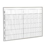 Tablica magnetyczna z grafiką w ramie aluminiowej 140x100cm Plan Lekcji + znaczniki 20 oddziałów/30 nauczycieli