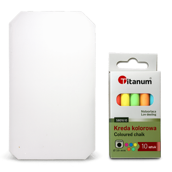 Zestaw startowy do tablic kredowych i potykaczy KREDA+GĄBKA