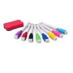 Markery suchościeralne 8 sztuk z magnesem i gąbeczką, gąbka