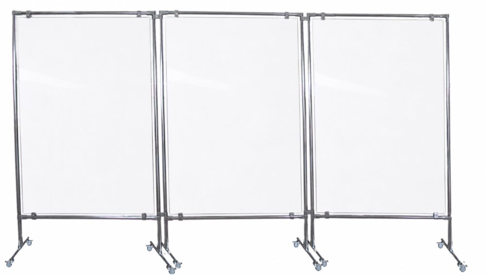 Tablica magnetyczno-suchościeralna dwustronna w stelażu 300x100x190cm - obrazek 9