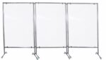 Tablica magnetyczno-suchościeralna dwustronna w stelażu 300x100x190cm - obrazek 9